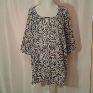 CATHERINE'S Women's Plus 2X Boho Top